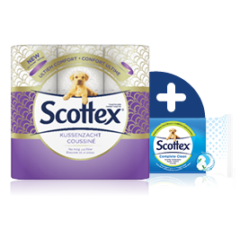 Papier toilette Scottex® coussiné
