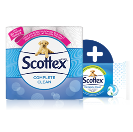 Papier toilette humide Scottex®