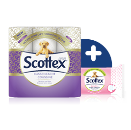 Vochtig toiletpapier Sensitive Scottex®